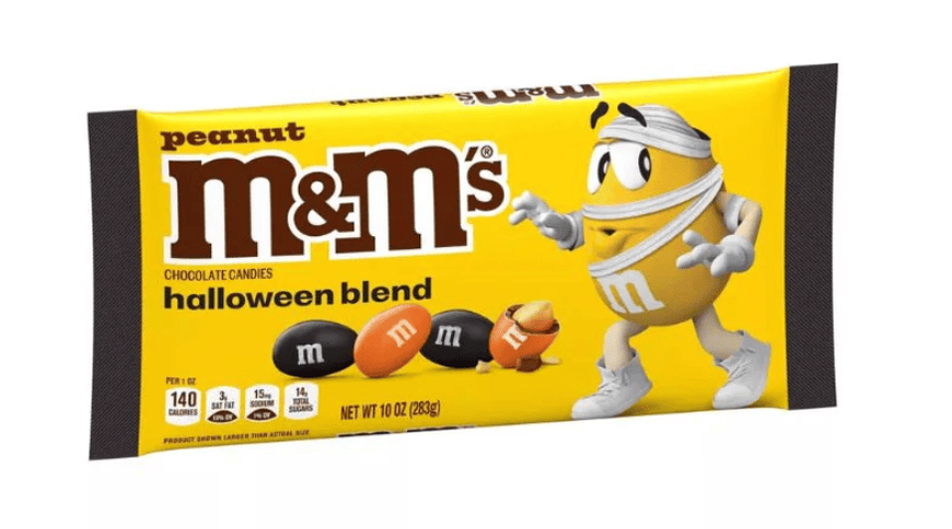 Драже M&M's Peanut Milk Chocolate Halloween Candy 283г 9352 фото