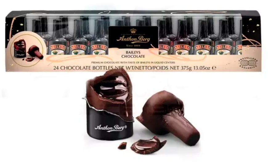 Шоколадні цукерки з лікером Anthon Berg Baileys Chocolate 24 шт 375 г 7389 фото