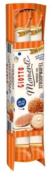 Конфеты Ferrero GIOTTO Momenti Stroopwafel 4 Stangen 154.8г 6662 фото