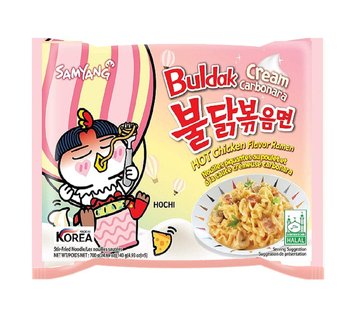 Лапша быстрого приготовления Samyang Buldak Cream Carbonara Hot Chicken Ramen 140 g 5752 фото