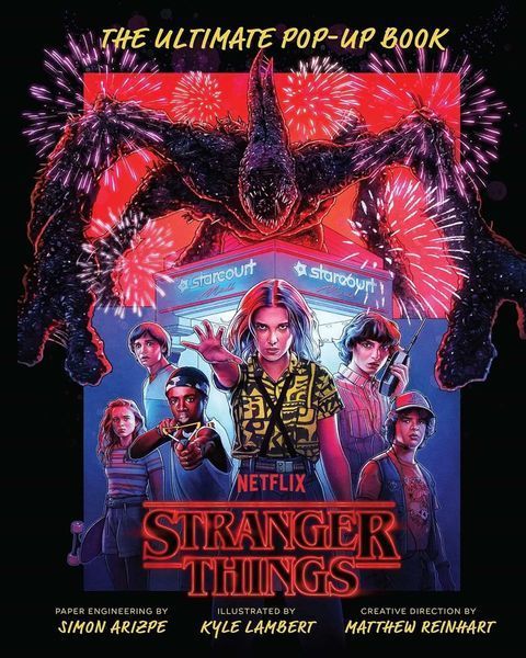 Интерактивная 3D книга Stranger Things The Ultimate Pop-Up Book 1шт 10138 фото