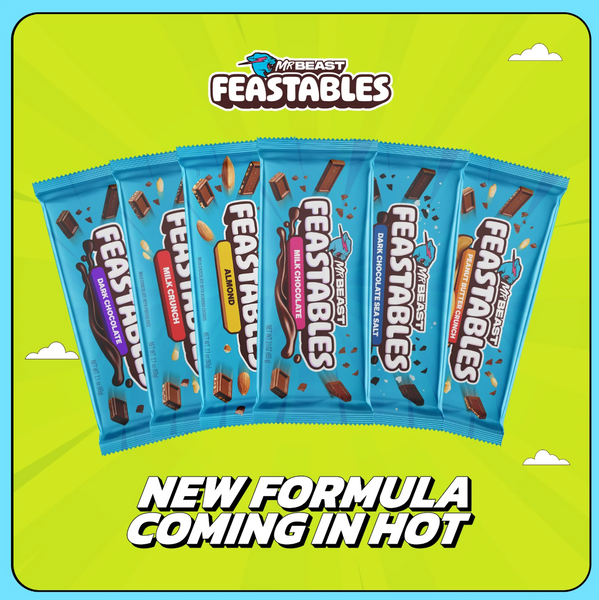 Белый шоколад Feastables Mr Beast Cookies Creme White Chocolate Bar 60г 7865 фото