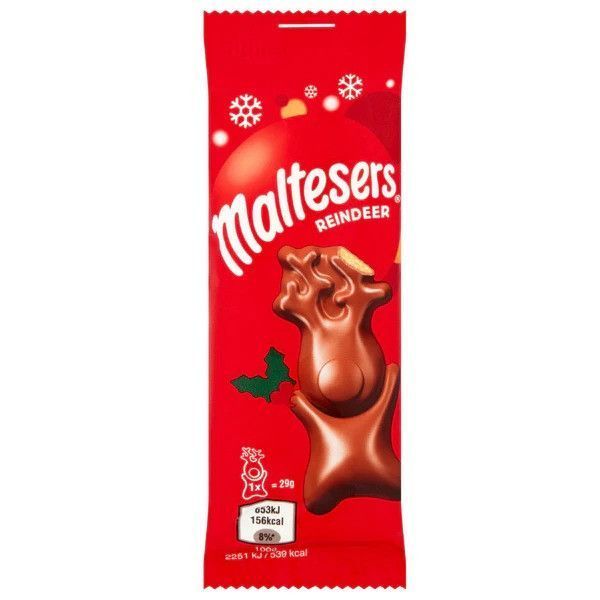Рождественский шоколад Maltesers в форме оленя 145 g 4977 фото