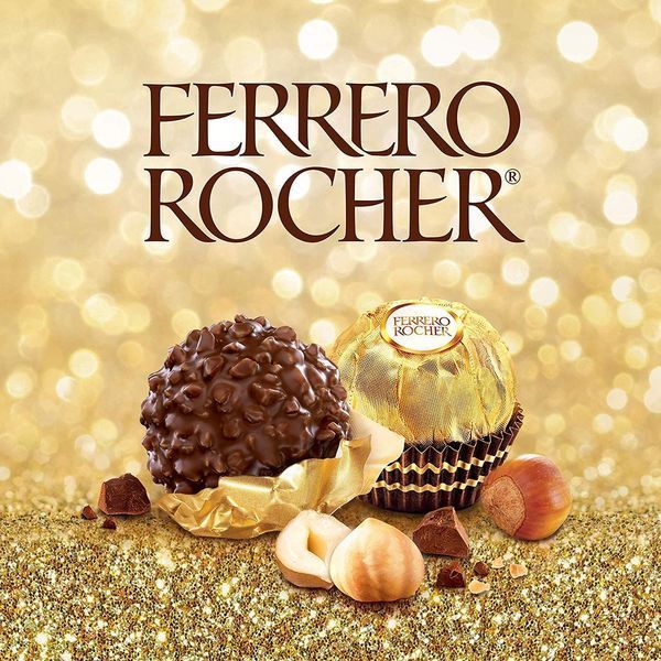 Шоколадные конфеты Ferrero Rocher 375g в коробке (30шт.) 6381 фото