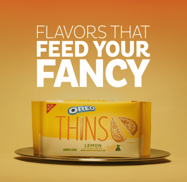 Печиво Oreo Thins Lemon Creme Sandwich Cookies 334г 11084 фото
