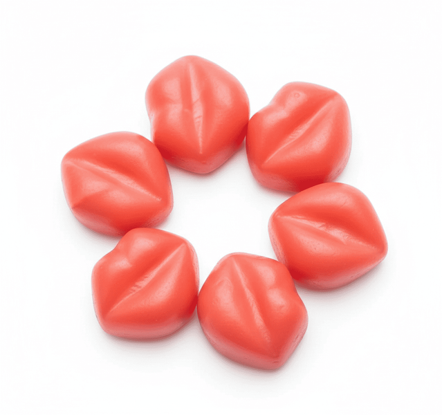 Жевательные конфеты Amos Peelerz Gummy Lips 170г 10288 фото