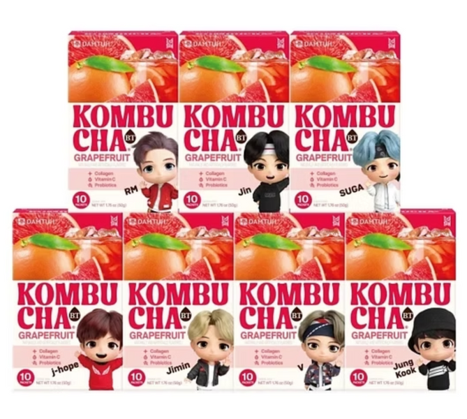 Комбуча Damtuh Kombucha BTS Grapefruit 5г х 10шт 8242 фото