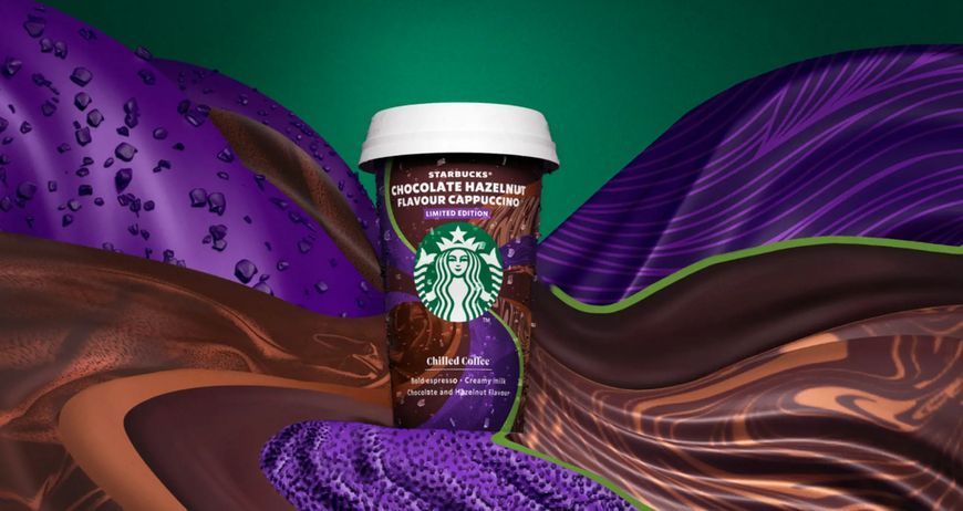 Холодный кофе Starbucks Chilled Classics Chocolate Hazelnut Flavour Cappuccino 220мл 7466 фото