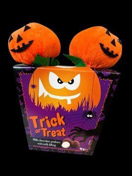 Подарунковий набір з обручем у вигляді гарбуза Baron Trick or Treat Halloween 90 г 7467 фото