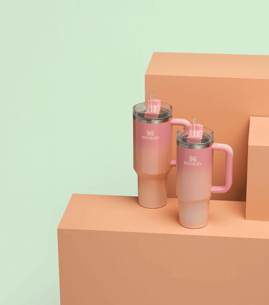 Термокружка Stanley The Quencher H2.0 Flowstate Tumbler Pink Mesa Sunset&nbsp;887 мл 9504 фото