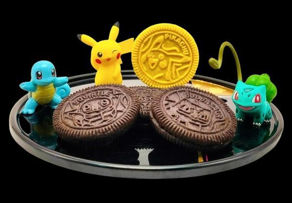 Печиво Oreo Pokemon Strawberry Sandwich Cookie 119.6г 6759 фото