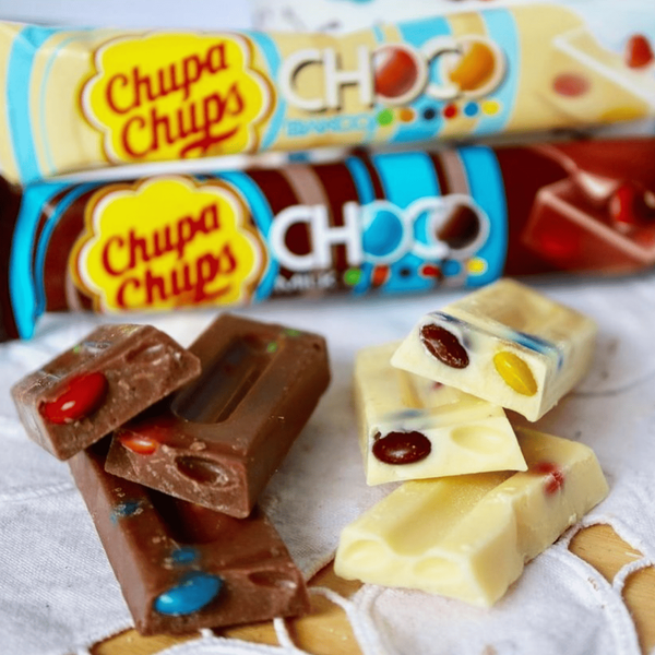 Шоколадний батончик Chupa Chups Choco Snack White Bianco 20г 10483 фото