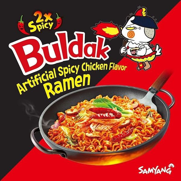 Лапша быстрого приготовления Buldak Samyang 2x Spicy Hot Chicken Ramen 140 g 5753 фото