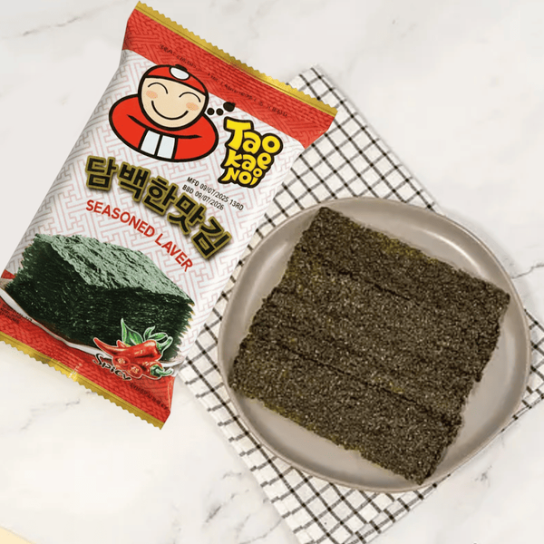 Чіпси норі Tao Kae Noi Seasoned Laver Spicy Flavour 4г 10239 фото