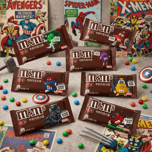 Драже M&M's Marvel Milk Chocolate 40г 10985 фото
