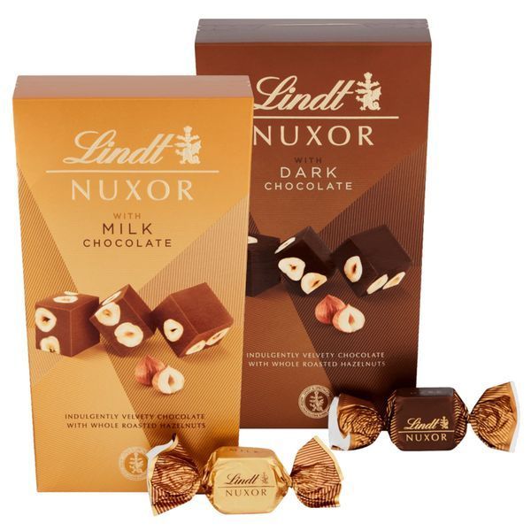 Шоколадные конфеты Lindt Nuxor with Dark Chocolate 150г 8146 фото