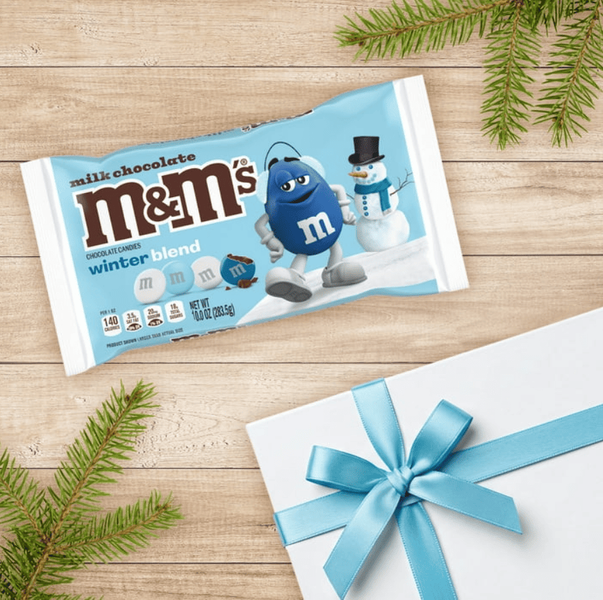 Драже M&M's Winter Blend Milk Chocolate Christmas Candy 283.5г 9695 фото