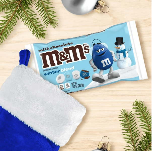 Драже M&M's Winter Blend Milk Chocolate Christmas Candy 283.5г 9695 фото
