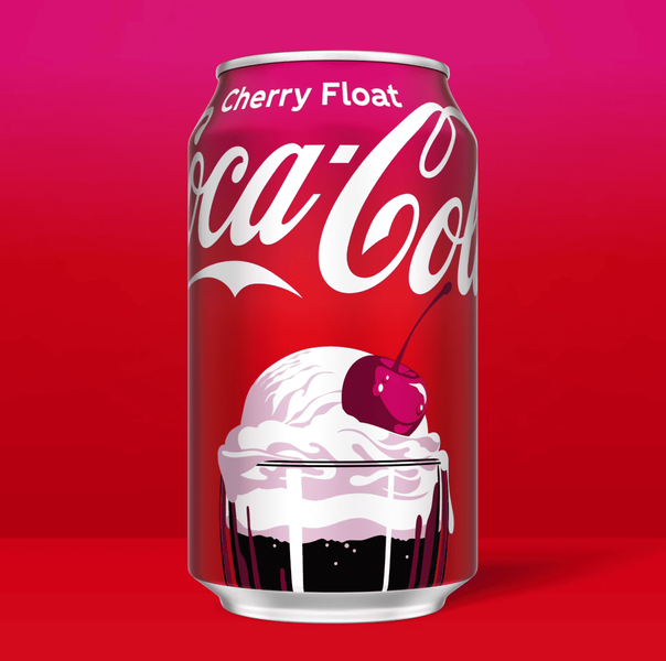 Газований напій Coca-Cola Cherry Float 355мл 10836 фото
