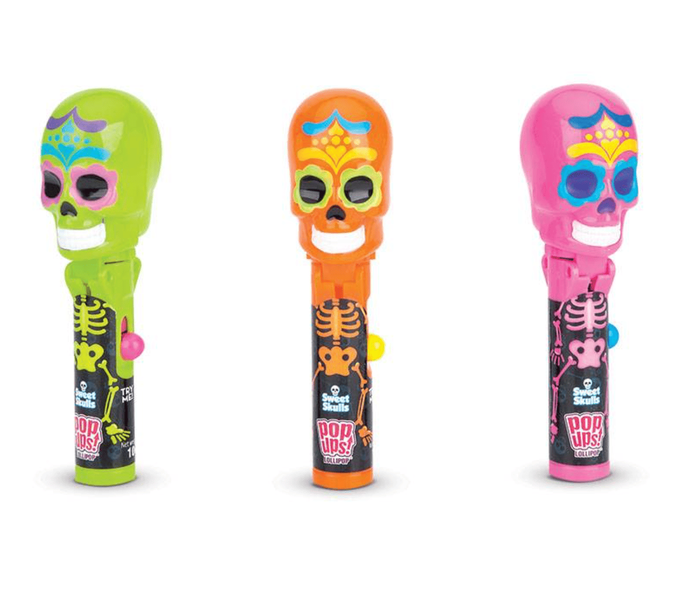Диспенсер з льодяником Sweet Skulls Pop Up 1шт, 10г 9354 фото