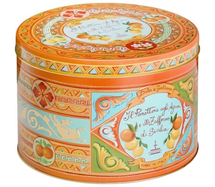 Панеттоне Fiasconaro Dolce & Gabbana Panettone Sicilian Citrus Fruits and Saffron 500г 10089 фото