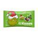 Новогодние конфеты KISSES Grinch Holiday Milk Chocolate 289g 2290 фото 1