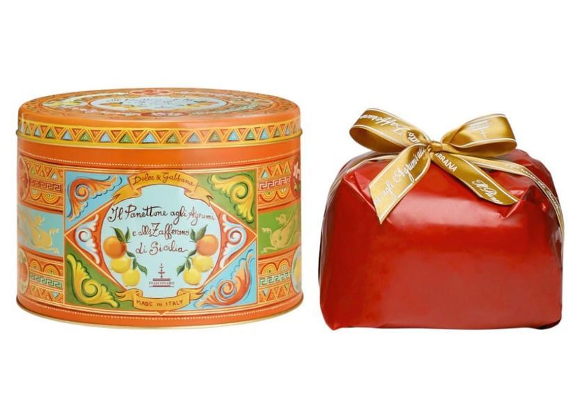 Панеттоне Fiasconaro Dolce & Gabbana Panettone Sicilian Citrus Fruits and Saffron 500г 10089 фото