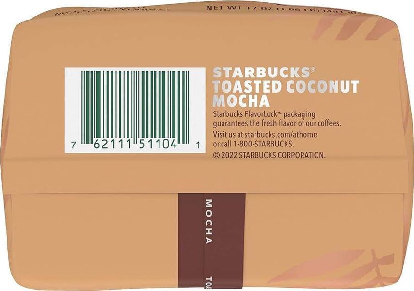 Молотый кофе Starbucks Toasted Coconut Mocha, 311г 6536 фото