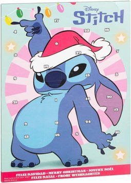 Адвент календар Disney Stitch Milk Chocolate Advent Calendar 50г 9748 фото