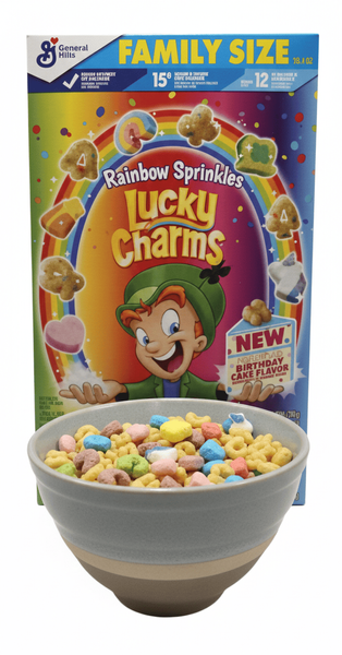 Сухий сніданок Lucky Charms Rainbow Sprinkles Cereal Birthday Cake Flavor 309г 10295 фото