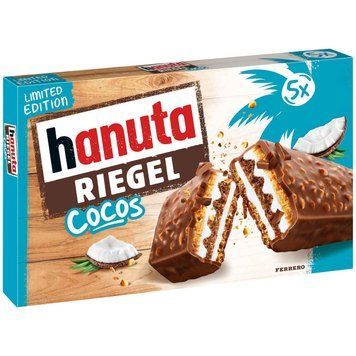 Вафлі Ferrero Hanuta Riegel Cocos 5шт 6664 фото
