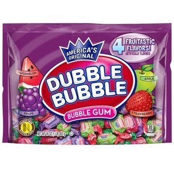 Жуйки Dubble Bubble Bubble Gum 4 Fruitasic Flavors 453g 2868 фото