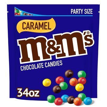 Драже M&M's Caramel Milk Chocolate Candy Party Size 963.9 5144 фото