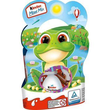 Набір подарунковий від Kinder Maxi Mix з жабеням, 157г 6322 фото