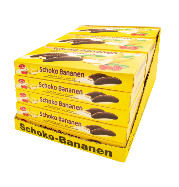 Шоколадные конфеты Chocolate bananas with raspberry 300 g 5589 фото