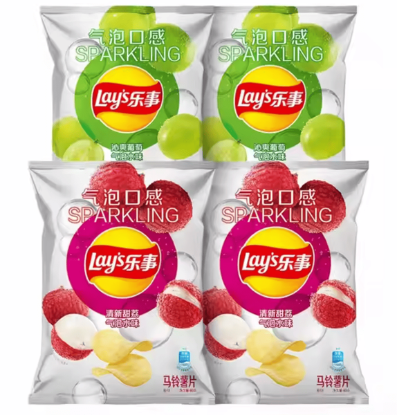 Чипсы Lay's Grape Sparkling Water Flavor 40г 9210 фото