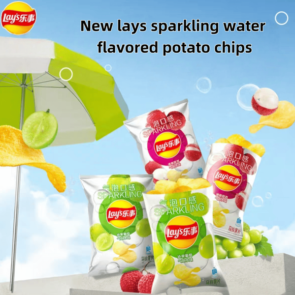 Чипсы Lay's Grape Sparkling Water Flavor 40г 9210 фото