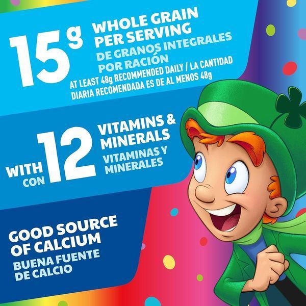Сухий сніданок Lucky Charms Rainbow Sprinkles Cereal Birthday Cake Flavor 309г 10295 фото