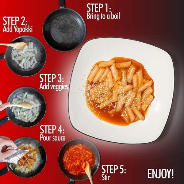 Токпокки Young Poong Yopokki Instant Cup Topokki Sweet Spicy Flavour 140г 7086 фото