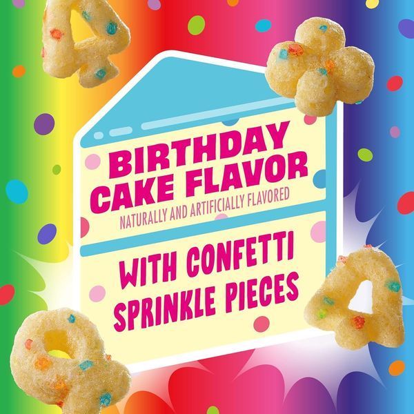 Сухий сніданок Lucky Charms Rainbow Sprinkles Cereal Birthday Cake Flavor 309г 10295 фото