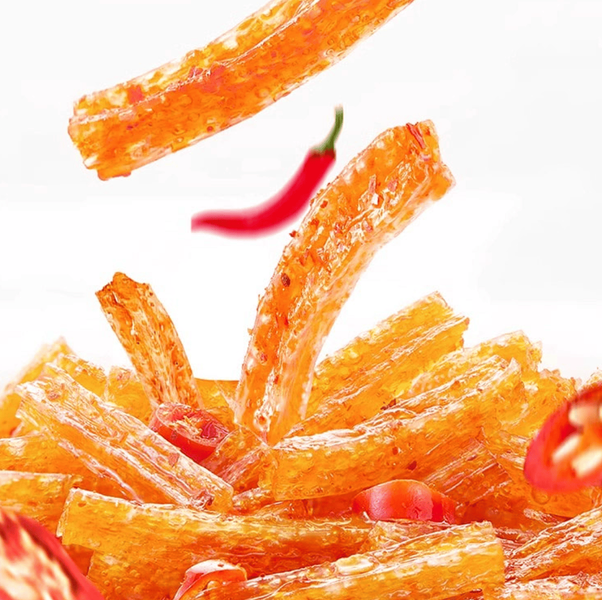 Гострий снек Латяо Weilong Big Latiao Hot & Spicy 400г 10245 фото