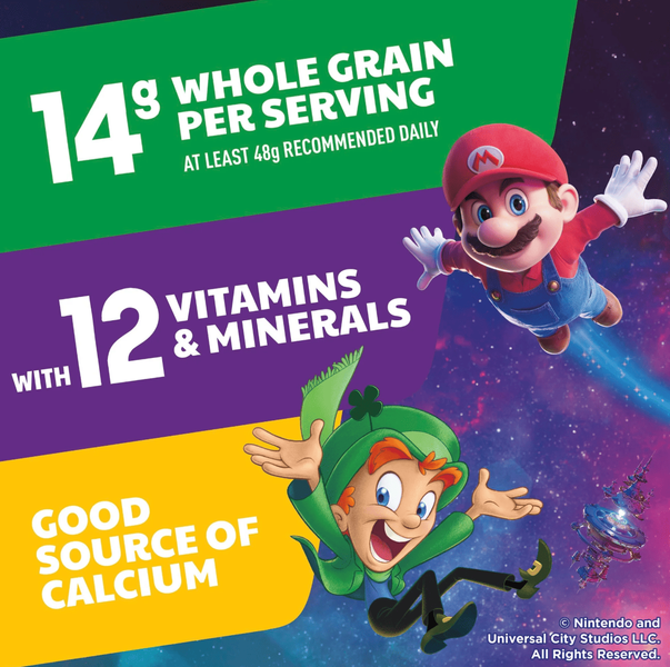 Сухий сніданок Lucky Charms The Super Mario Strawberry 527г 10439 фото
