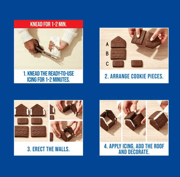Пряничний будиночок Create A Treat Oreo Chocolate Mini Cookie Small House 235г 9996 фото