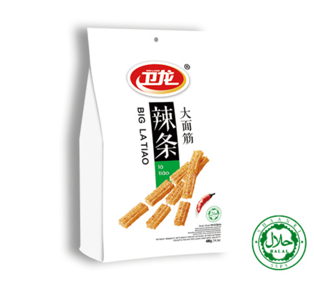 Гострий снек Латяо Weilong Big Latiao Hot & Spicy 400г 10245 фото
