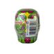 Металический череп с конфетами Halloween Skull Tin with Smarties 17g (зеленый) 3984 фото 2