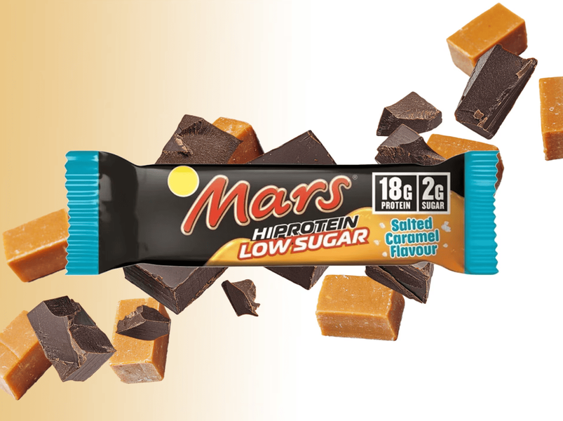 Протеиновый батончик Mars Hi-Protein Low Sugar Salted Caramel 57г 11190 фото