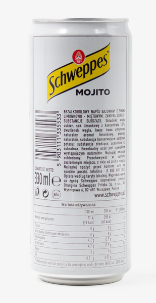 Безалкогольный газированный напиток Schweppes Mojito 330мл 8804 фото