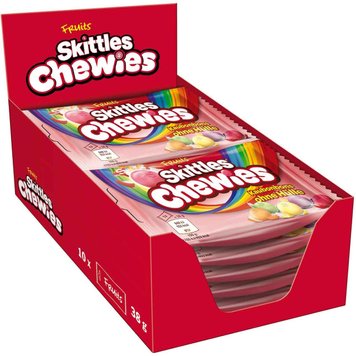 Блок Skittles Chewies 10x38g 1221 фото