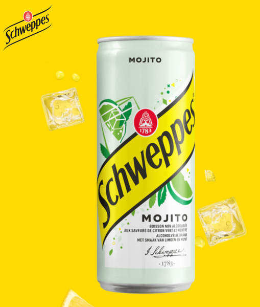 Безалкогольный газированный напиток Schweppes Mojito 330мл 8804 фото