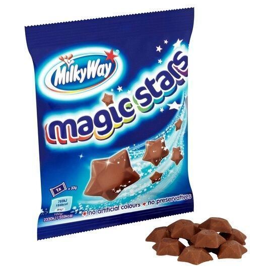 Шоколадні зірочки Milky Way Magic Stars 33g 2492 фото